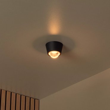 Lucide Rigon - Deckenleuchte - Ø 9 x 6,6 cm - 6W LED inkl - schwarz