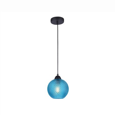 Nova Luce Porto - Hängeleuchte - Ø 18 x 140 cm - blau