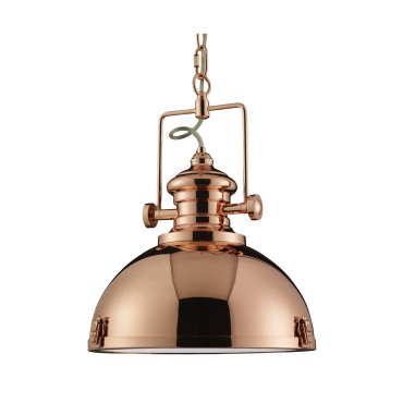 Searchlight Industrial Pendelleuchten - Hängeleuchte - Ø 39 x 150 cm - Kupfer