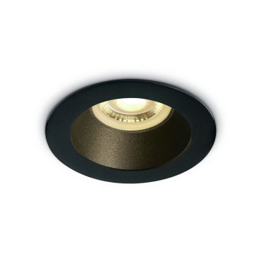 ONE Light Chill Out Range - Einbaustrahler - Ø 79 mm, Ø 70 mm Einbaugröße - schwarz