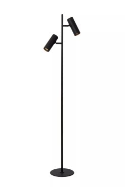 Lucide Clubs - Stehleuchte - Ø 22 x 140 cm - schwarz