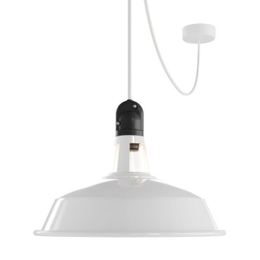 Creative Cables Eiva - Pendelleuchte - Ø 37 x 525,6 cm - IP65 - weiß