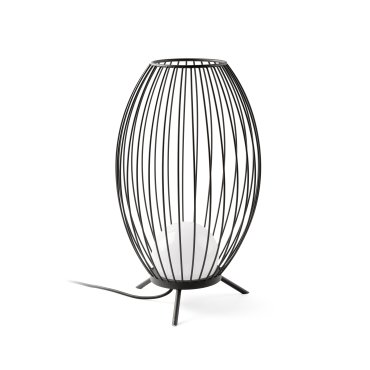 Faro Cage - Stehleuchte - Ø 13,4 x 57 cm - 12W LED inkl. - IP65 - dunkelgrau
