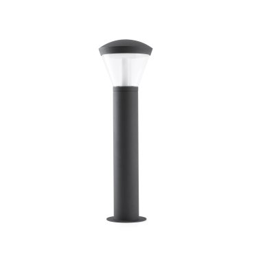 Faro Shelby - Gartenleuchte - Ø 19 x 63 cm - 10W LED inkl. - IP65 - dunkelgrau
