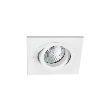 Faro Radon - Einbaustrahler - 92 x 92 mm, Ø 80 mm Einbaugröße - mattweiß