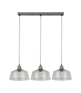 Searchlight Odeon - Pendelleuchte - 80 x 120 cm - grau
