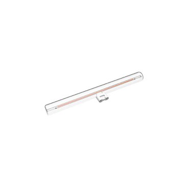 Daylight Italia LED-Lampe - Linea klar - Ø 3 x 30 cm - S14d - 6W dimmbar - 2700K - transparent