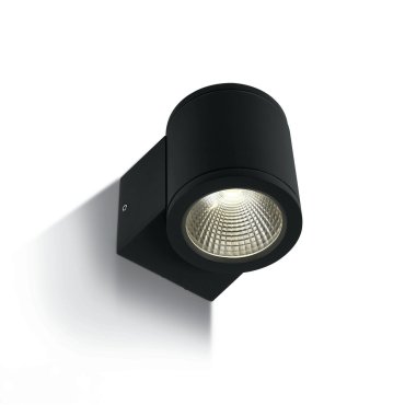 ONE Light Outdoor Wall Cylinders - Außenwandleuchte - 8 x 10,6 x 9 cm - 6W LED inkl. - IP54 - schwarz