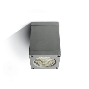 ONE Light Outdoor Ceiling Cylinders - Außen-Deckenleuchte - 8 x 8 x 10,7 cm - 6W LED inkl. - IP54 - grau