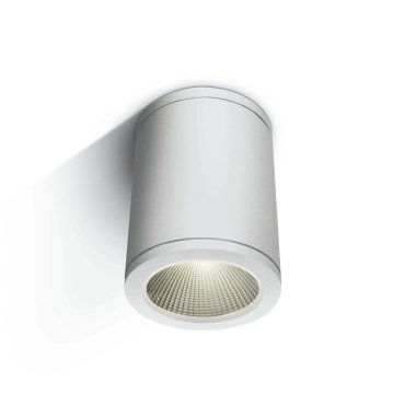 ONE Light Outdoor Ceiling Cylinders - Außen-Deckenleuchte - Ø 8 x 10,5 cm - 6W LED inkl. - IP54 - weiß