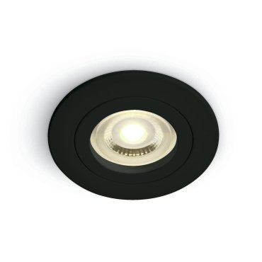 ONE Light Dual Ring Range - Einbaustrahler - Ø 80 mm, Ø 68 mm Einbaugröße - schwarz