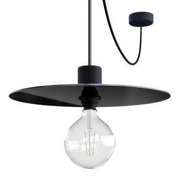 Creative Cables Elegant - Pendelleuchte - Ø 40 x 514,8 cm - IP65 - schwarz
