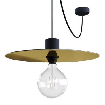 Creative Cables Elegant - Hängeleuchte - Ø 40 x 514,8 cm - IP65 - Kupfer und Gold (austauschbar)