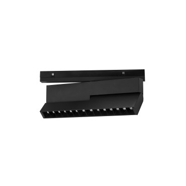 Nova Luce Harn 24V - Leuchte für Magnetprofilsystem - 24,5 x 11 cm - 15W LED inkl. - sandschwarz