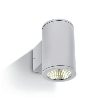 ONE Light Outdoor Wall Cylinders Up &amp; Down Beam - Außenwandleuchte - 8 x 10,6 x 13,8 cm - 2 x 6W LED inkl. - IP54 - weiß