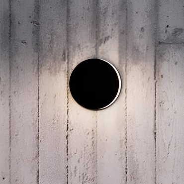 Nova Luce Oono - Außenwandleuchte - Ø 14,5 x 4,7 cm - 11W LED inkl. - IP65 - dunkel anthrazit