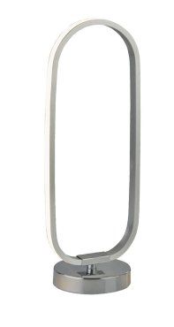Searchlight Liner - Tischleuchte - Ø 12 x 33 cm - 12W LED inkl - Chrom