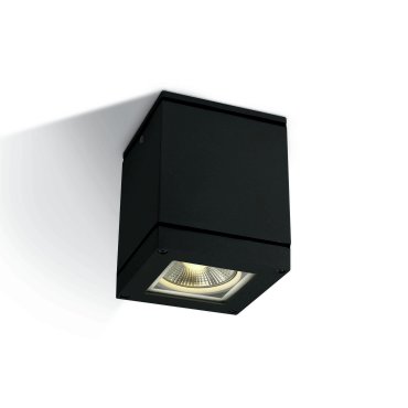 ONE Light PAR30 Outdoor Cubes - Deckenleuchte für den Außenbereich - 10,8 x 10,8 x 14 cm - IP54 - schwarz