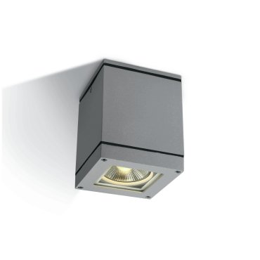 ONE Light PAR30 Outdoor Cubes - Deckenleuchte für den Außenbereich - 10,8 x 10,8 x 14 cm - IP54 - grau