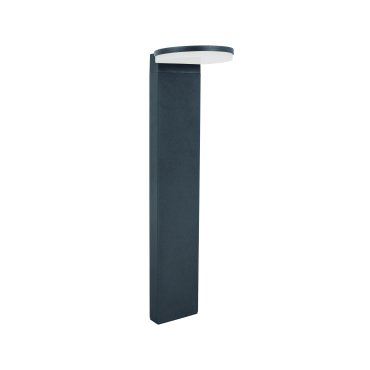Nova Luce Posen - Gartenleuchte - 18 x 19 x 65 cm - 10W LED inkl. - IP65 - anthrazit