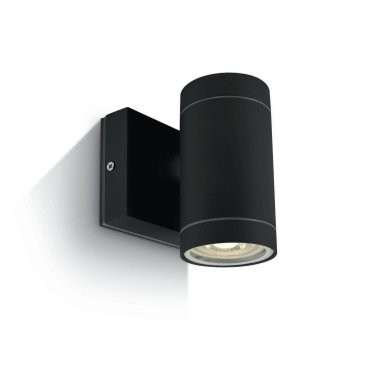 ONE Light Outdoor Cylinders - Außenwandleuchte - 6,5 x 12,1 cm - IP54 - schwarz