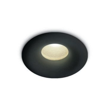 ONE Light - Einbaustrahler - Ø 16 mm, Ø 12 mm Einbaugröße - 1W LED inkl. - IP44 - schwarz