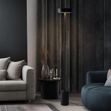 Nova Luce Thea - Stehleuchte - Ø 20 x 135 cm - 17W  LED inkl. - schwarz