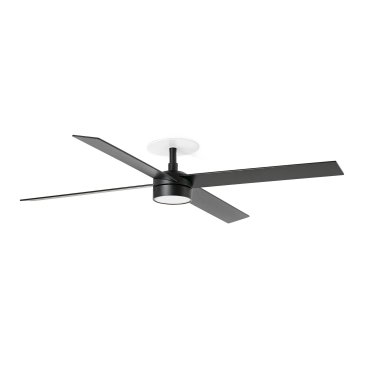 Faro Rudder L - Deckenventilator mit Licht und Einbaufassung - Ø 132 cm - matt schwarz