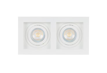 Projectlight Bloq 2L - Einbaustrahler - 180 x 100 mm, 171 x 92 mm Einbaumaß - weiß