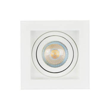 Projectlight Bloq - Einbaustrahler - 100 x 100 mm, 92 x 92 mm Einbaumaß - weiß