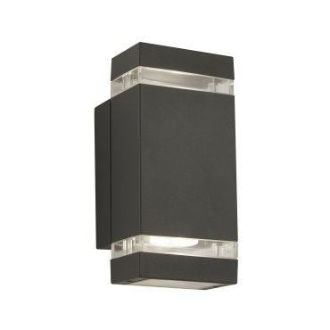 Searchlight Upwell - Außenwandleuchte - 11 x 23,5 cm - IP44 - grau