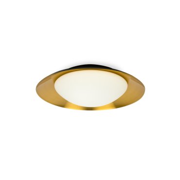 Faro Side - Decken-/Wandleuchte - Ø 39 x 11 x 21 cm - 15W LED inkl. - schwarz &amp; kupfer