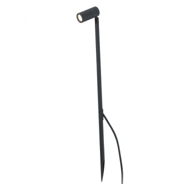 Faro Seth 60 - Erdspieß-Spot mit Stecker - Ø 4 x 8,5 x 60 cm - 6W LED inkl. - IP44 - schwarz