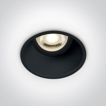 ONE Light Semi Trimless Dark Light Range - Einbaustrahler - Ø 82 mm, Ø 75 mm Einbaumaß - schwarz