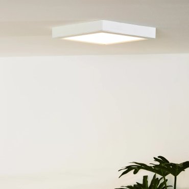 Lucide Tendo-led - Deckenleuchte/Einbaustrahler - 22 x 22 x 3 cm - 18W LED inkl - weiß