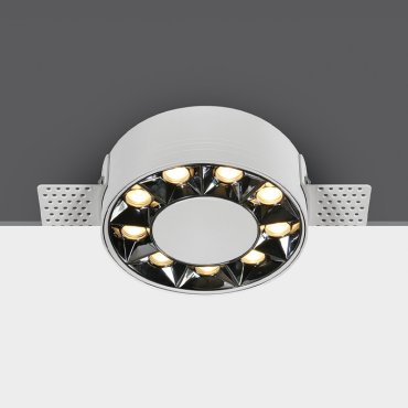 ONE Light Trimless Mirror Range - Einbauspot - Ø 100 mm, Ø 100 mm Einbaugröße - inkl. 12W LED - weiß