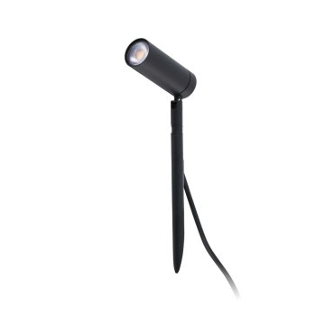 Faro Seth - Erdspieß-Bodenspot mit Stecker - Ø 4 x 8,5 x 28 cm - 6W LED inkl. - IP44 - schwarz