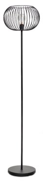 ETH Wire 2.0 – stehlampe – Ø 40 x 185 cm – schwarz