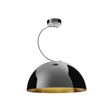 Maxlight Twenty - Hängeleuchte - Ø 40 x 50 cm - schwarz und gold