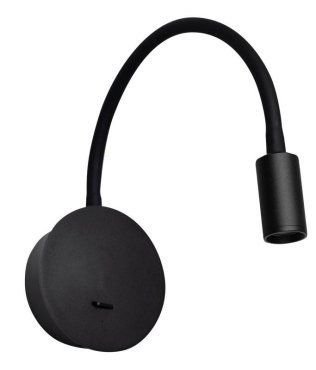 ETH Wiflex – Wandleuchte – wiederaufladbar per USB-Kabel – 3-stufiger Dimmer – Ø 2,3 x 3 cm – LED 3W inklusive – schwarz