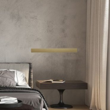 Nova Luce Seline - wandleuchte - 7,5 x 2,7 x 120 cm - 44W LED inkl. - IP44 - gold