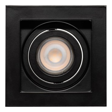 Projectlight Bloq - Einbaustrahler - 100 x 100 mm, 92 x 92 mm Einbaumaß - schwarz