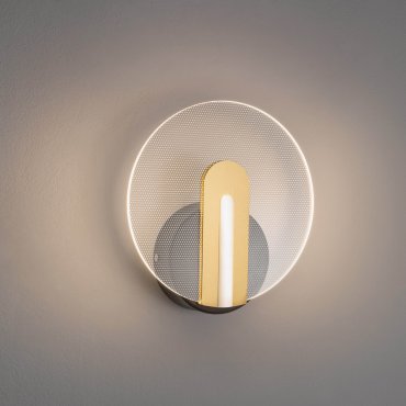 Nova Luce Genti - Wandleuchte - 20 x 11,5 x 11 cm - 7W LED inkl. - schwarz und gold
