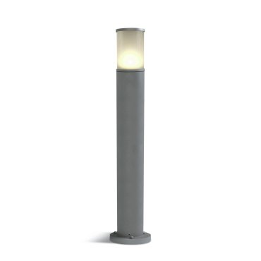 ONE Light E27 Tube Lights - Gartenleuchte - Ø 10,7 x 75 cm - IP54 - grau