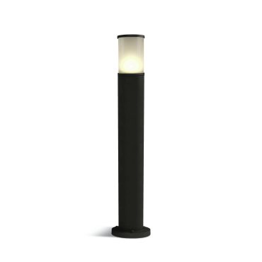 ONE Light E27 Tube Lights - Gartenleuchte - Ø 10,7 x 75 cm - IP54 - schwarz