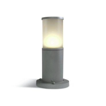 ONE Light E27 Tube Lights - Gartenleuchte - Ø 10,7 x 35 cm - IP54 - grau