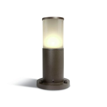 ONE Light E27 Tube Lights - Gartenleuchte - Ø 10,7 x 35 cm - IP54 - rostbraun