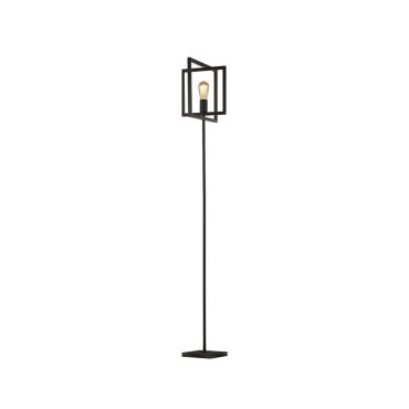 Searchlight Plaza - Stehleuchte - 30 x 25 x 160 cm - mattschwarz
