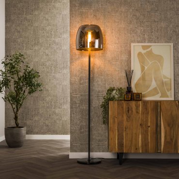 Vico Drift Glass - Stehleuchte - 170 cm - Rauchglas