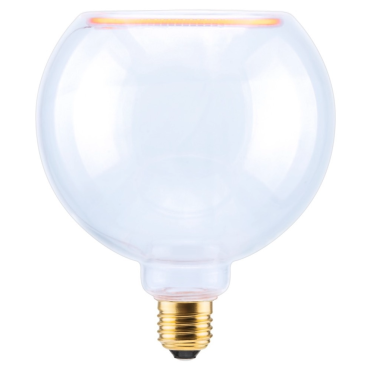 Segula LED-Lampe - Floating Globe - Ø 15 x 18,5 cm - E27 - 6W dimmbar - 1900K - transparent